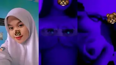 CHINDY SMA Hijab Cantik Pamer Toket Gede Sange Binal poster
